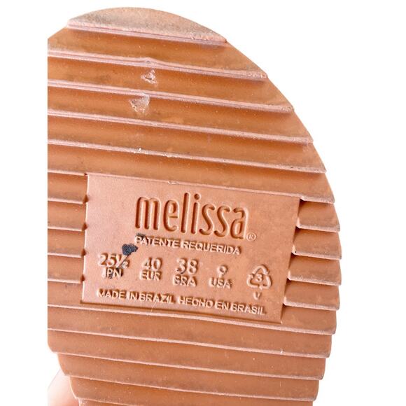 Melissa + Salinas Hotness Wedge Sandals Size 8.5 - Picture 5 of 16